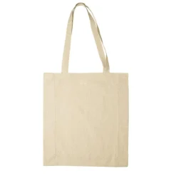 Gift Campaign Shopper di cotone con soffietto e certificazione OEKO-TEX da 140 g/m2> Shopper In Cotone Personalizzate