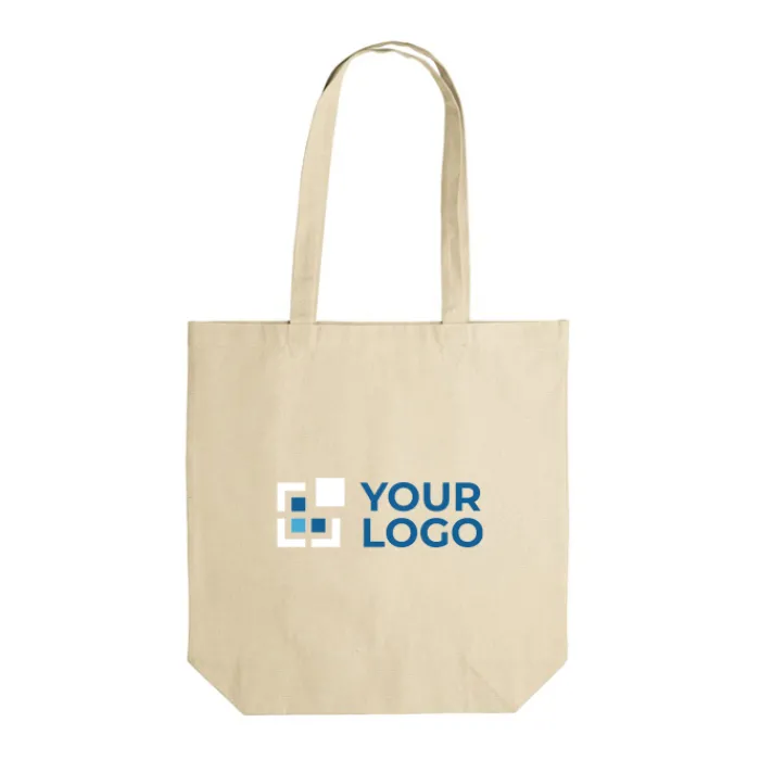 Gift Campaign Shopper di cotone da 280 g/m2 con soffietto e certificato OEKO-TEX> Shopper In Cotone Personalizzate