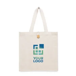 Gift Campaign Shopper di cotone personalizzate con chiusura a bottone 310 g/m2 Button></noscript> Shopper In Cotone Personalizzate