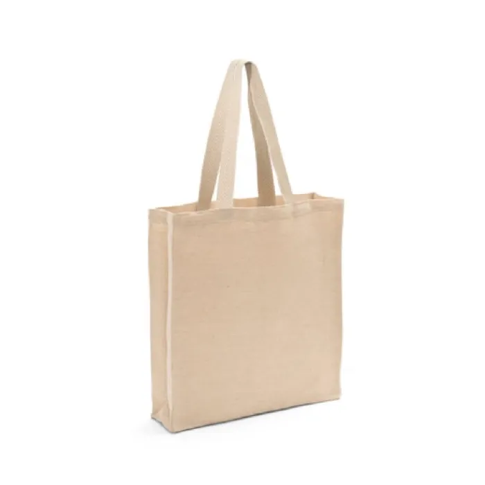 Gift Campaign Shopper di juta e cotone personalizzata con cerniera 275 g/m2 Juco> Borse In Juta