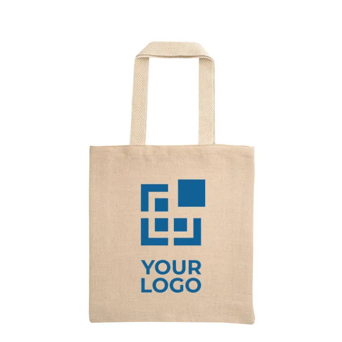 Gift Campaign Shopper di juta e cotone personalizzata con cerniera 275 g/m2 Juco> Borse In Juta