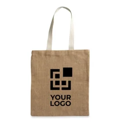 Gift Campaign Shopper di juta economiche personalizzabili per aziende Jute></noscript> Gadget Ecologici|Borse In Juta
