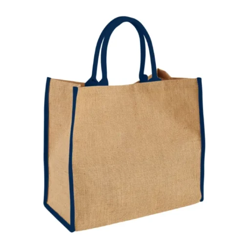 Gift Campaign Shopper di juta personalizzate per la spesa chiusura in velcro Jute Edge> Borse In Juta|Borse Di Tela Personalizzate
