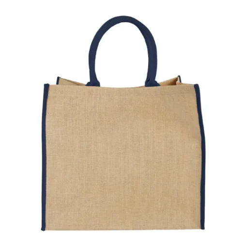 Gift Campaign Shopper di juta personalizzate per la spesa chiusura in velcro Jute Edge> Borse In Juta|Borse Di Tela Personalizzate