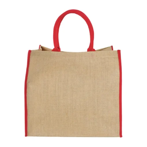 Gift Campaign Shopper di juta personalizzate per la spesa chiusura in velcro Jute Edge> Borse In Juta|Borse Di Tela Personalizzate