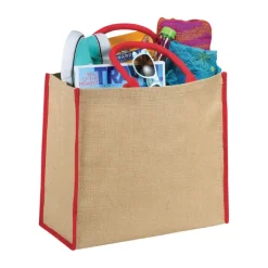 Gift Campaign Shopper di juta personalizzate per la spesa chiusura in velcro Jute Edge></noscript> Borse In Juta|Borse Di Tela Personalizzate