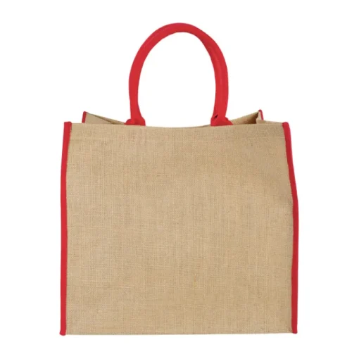 Gift Campaign Shopper di juta personalizzate per la spesa chiusura in velcro Jute Edge> Borse In Juta|Borse Di Tela Personalizzate
