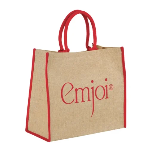 Gift Campaign Shopper di juta personalizzate per la spesa chiusura in velcro Jute Edge> Borse In Juta|Borse Di Tela Personalizzate