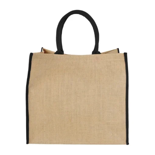 Gift Campaign Shopper di juta personalizzate per la spesa chiusura in velcro Jute Edge> Borse In Juta|Borse Di Tela Personalizzate
