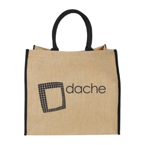 Gift Campaign Shopper di juta personalizzate per la spesa chiusura in velcro Jute Edge> Borse In Juta|Borse Di Tela Personalizzate