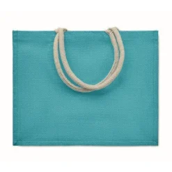 Gift Campaign Shopper di juta personalizzabili con manici corti di cotone Jute Ibiza></noscript> Borse In Juta