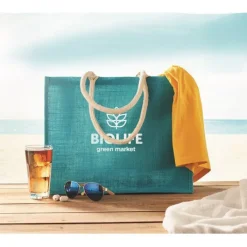 Gift Campaign Shopper di juta personalizzabili con manici corti di cotone Jute Ibiza></noscript> Borse In Juta