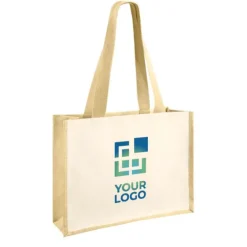 Gift Campaign Shopper di juta resistente da 250 g/m² resistente 12 kg Beach Budget> Borse In Juta
