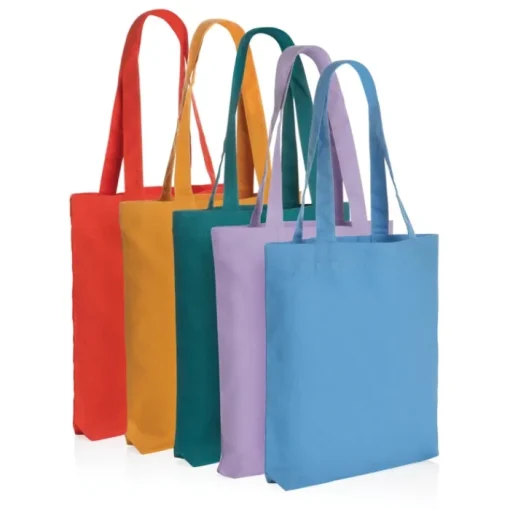 Gift Campaign Shopper di tela riciclata personalizzate con logo 285 g/m2 EcoTrace> Gadget Ecologici|Tote Bag Personalizzate