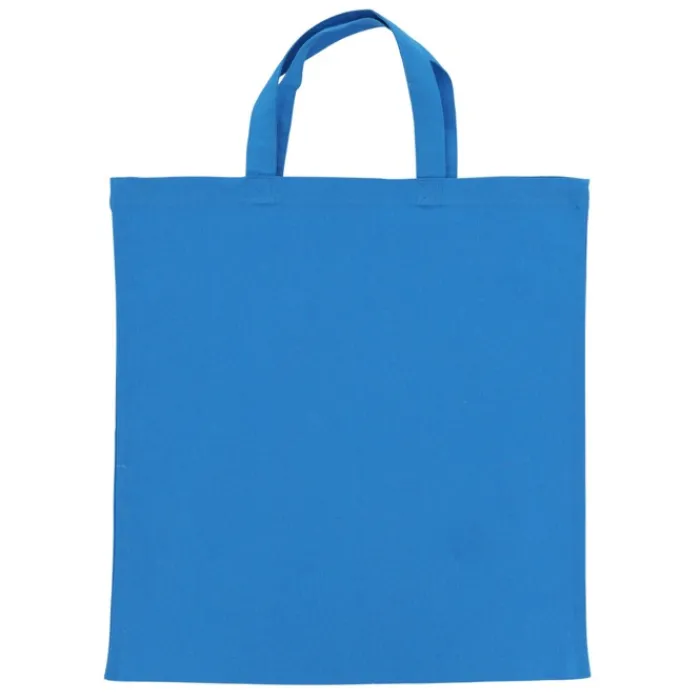 Gift Campaign Shopper di vari colori con manici corti in cotone OEKO-TEX140 g/m2> Shopper In Cotone Personalizzate