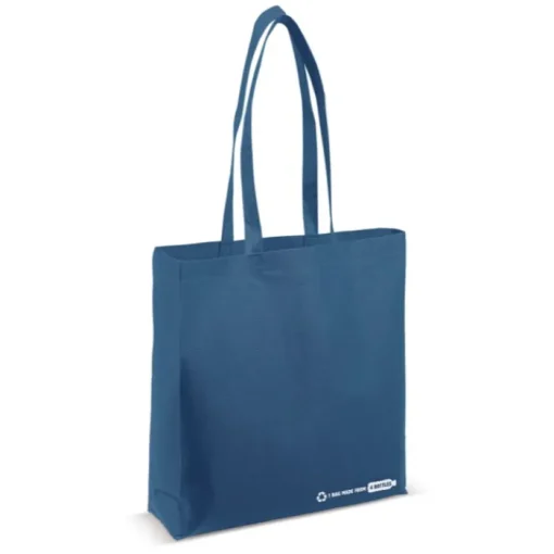 Gift Campaign Shopper ecologica in rPET 100 g/m2 con manici lunghi e soffietto> Borse Per La Spesa|Borse Di Tela Personalizzate