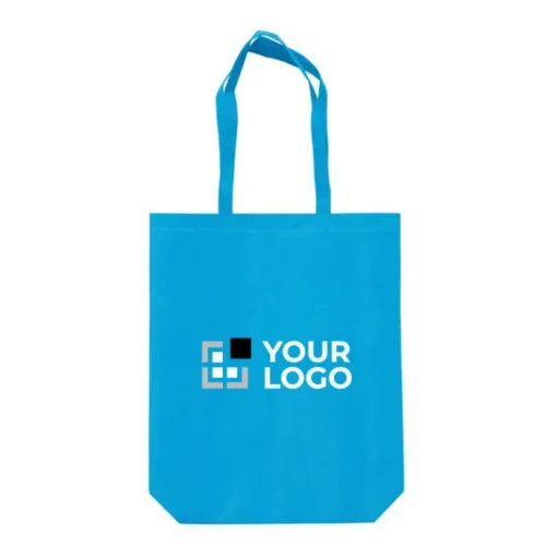 Gift Campaign Shopper ecologica in rPET 100 g/m2 con manici lunghi e soffietto> Borse Per La Spesa|Borse Di Tela Personalizzate