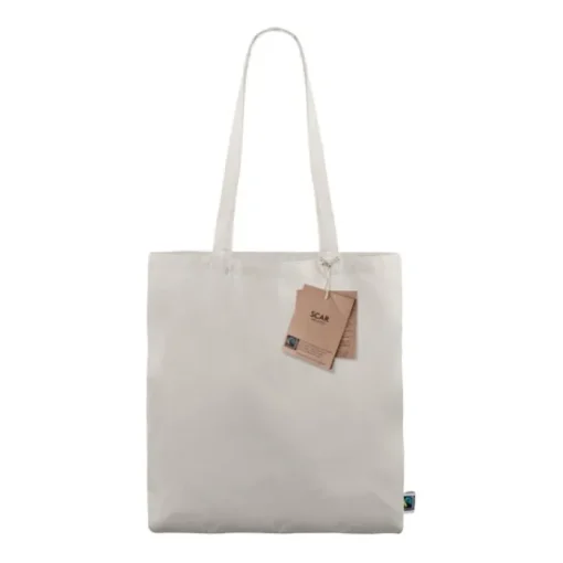 Gift Campaign Shopper ecologiche con logo da 180 gr/m2 Flyca FairTrade> Gadget Ecologici|Tote Bag Personalizzate