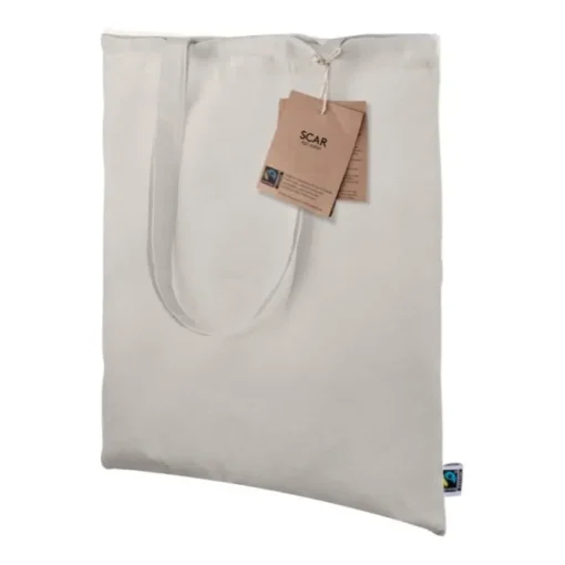 Gift Campaign Shopper ecologiche con logo da 180 gr/m2 Flyca FairTrade> Gadget Ecologici|Tote Bag Personalizzate