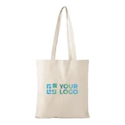 Gift Campaign Shopper in 100% cotone naturale da 280 g/m² con manici abbinati></noscript> Shopper In Cotone Personalizzate