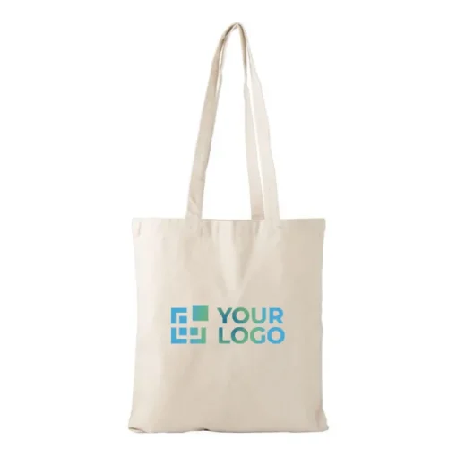 Gift Campaign Shopper in 100% cotone naturale da 280 g/m² con manici abbinati> Shopper In Cotone Personalizzate