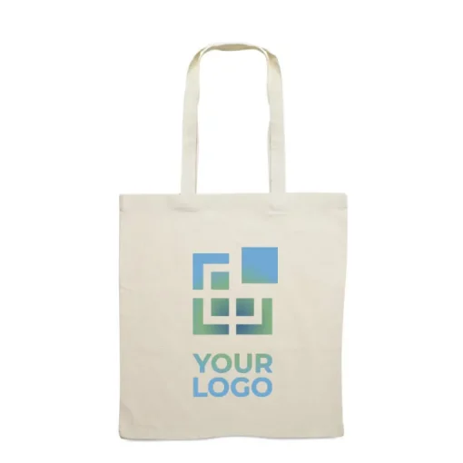 Gift Campaign Shopper in cotone biologico da 180 gr/m2 con manici lunghi> Tote Bag Personalizzate|Shopper In Cotone Personalizzate