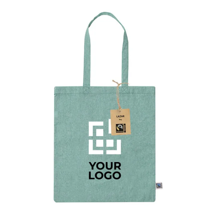 Gift Campaign Shopper in cotone colorato riciclato GRS da 120g/m² del Fairtrade> Shopper In Cotone Personalizzate