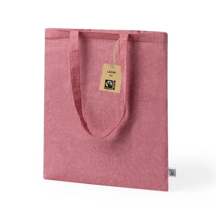 Gift Campaign Shopper in cotone colorato riciclato GRS da 120g/m² del Fairtrade> Shopper In Cotone Personalizzate