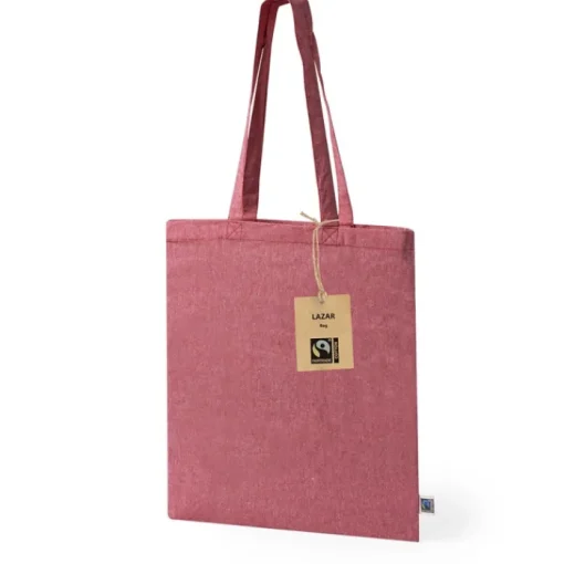 Gift Campaign Shopper in cotone colorato riciclato GRS da 120g/m² del Fairtrade> Shopper In Cotone Personalizzate
