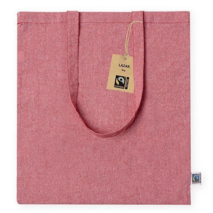 Gift Campaign Shopper in cotone colorato riciclato GRS da 120g/m² del Fairtrade> Shopper In Cotone Personalizzate