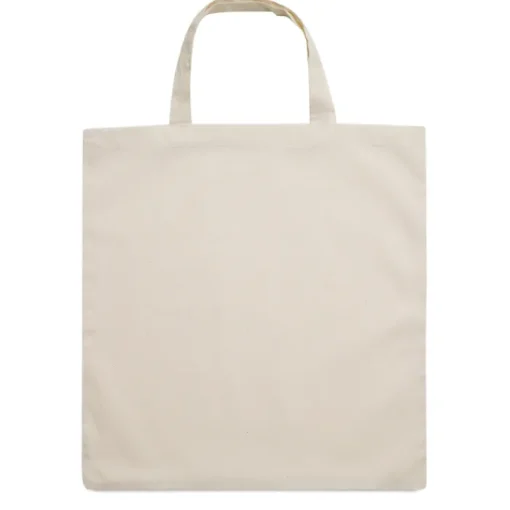 Gift Campaign Shopper in cotone con logo manici corti 140 g/m2 Eco Short Plus> Gadget Ecologici|Tote Bag Personalizzate