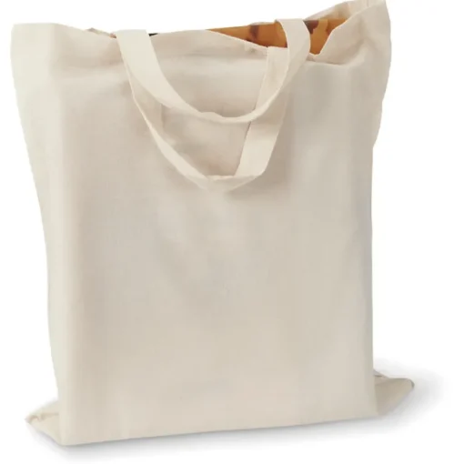 Gift Campaign Shopper in cotone con logo manici corti 140 g/m2 Eco Short Plus> Gadget Ecologici|Tote Bag Personalizzate