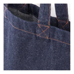 Gift Campaign Shopper in cotone e denim riciclati da 250 g/m2 con manici lunghi></noscript> Borse Di Tela Personalizzate