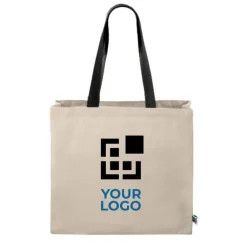 Gift Campaign Shopper in cotone Fairtrade da 280 g/m2 con manici lunghi neri></noscript> Borse Per La Spesa|Shopper In Cotone Personalizzate