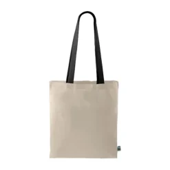 Gift Campaign Shopper in cotone Fairtrade da 140 g/m2 con manici lunghi neri> Borse Per La Spesa|Shopper In Cotone Personalizzate