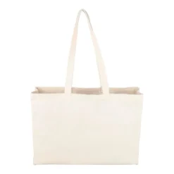 Gift Campaign Shopper in cotone naturale Oeko-Tex® con soffietto da 280 g/m2> Borse Per La Spesa|Shopper In Cotone Personalizzate