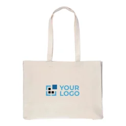 Gift Campaign Shopper in cotone naturale Oeko-Tex® con soffietto da 280 g/m2></noscript> Borse Per La Spesa|Shopper In Cotone Personalizzate