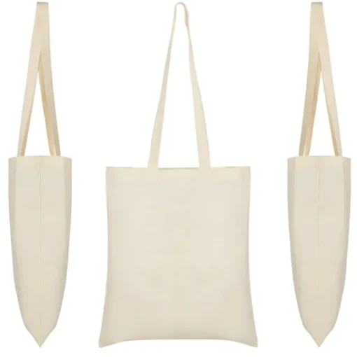 Gift Campaign Shopper in cotone con manico lungo 140 g/m2> Borse Per La Spesa
