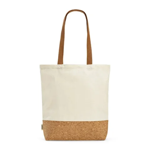 Gift Campaign Shopper in cotone riciclato da 180 g/m2 ed rPET con fondo in iuta> Shopper In Cotone Personalizzate