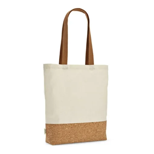 Gift Campaign Shopper in cotone riciclato da 180 g/m2 ed rPET con fondo in iuta> Shopper In Cotone Personalizzate