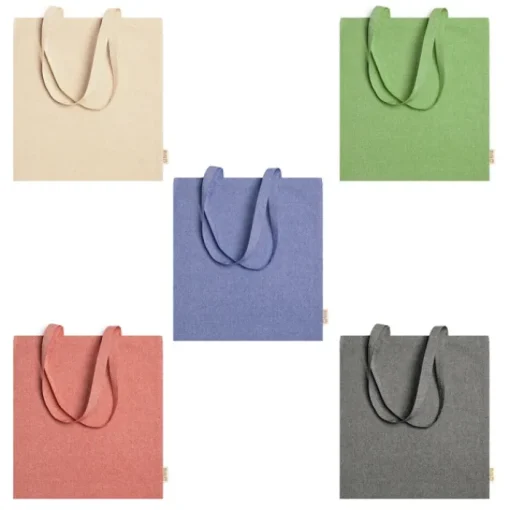 Gift Campaign Shopper in cotone riciclato con manici 120 g/m2> Borse Per La Spesa