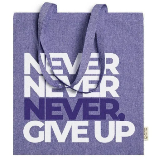Gift Campaign Shopper in cotone riciclato con manici 120 g/m2> Borse Per La Spesa