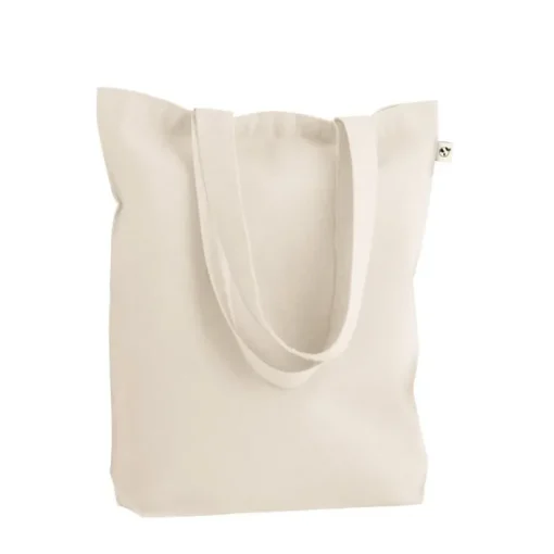 Gift Campaign Shopper in cotone riciclato e poliestere con manici lunghi 280 g/m2> Shopper In Cotone Personalizzate