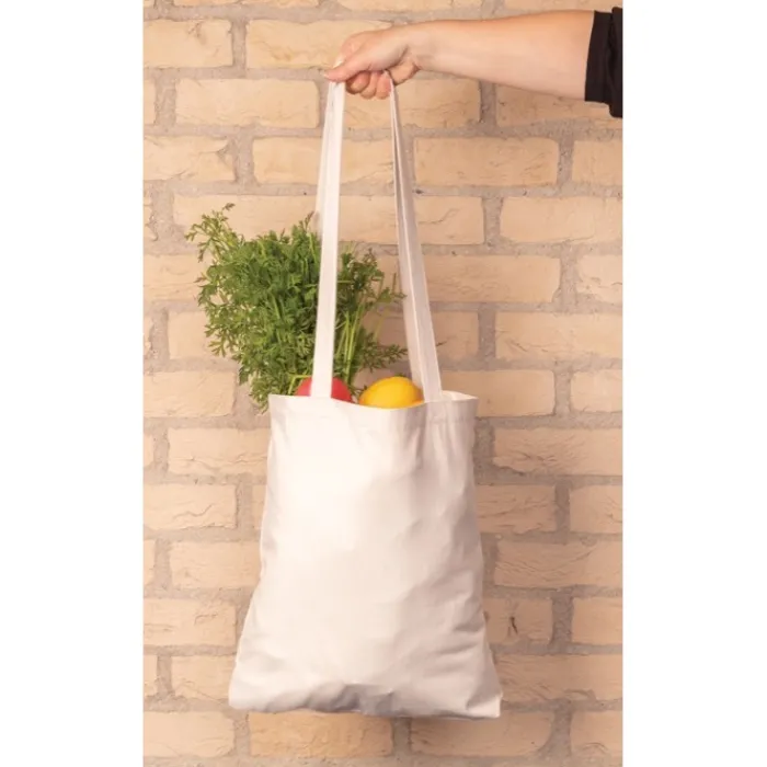 Gift Campaign Shopper in cotone riciclato aziendali 330 g/m2 Waterless Strong> Tote Bag Personalizzate|Shopper In Cotone Personalizzate
