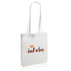 Gift Campaign Shopper in cotone riciclato aziendali 330 g/m2 Waterless Strong><noscript><img width=