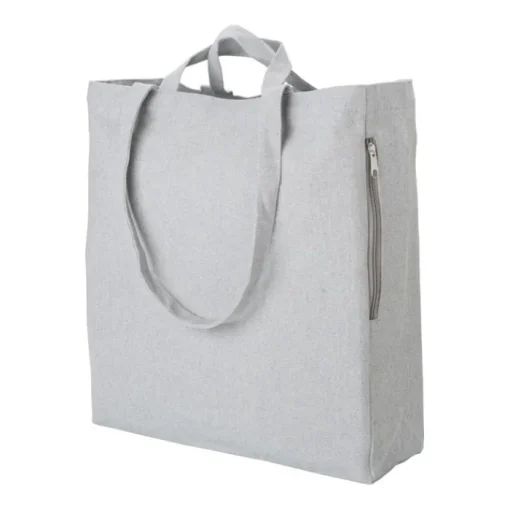 Gift Campaign Shopper in cotone riciclato 350g/m2 con doppi manici e tasca laterale> Shopper In Cotone Personalizzate