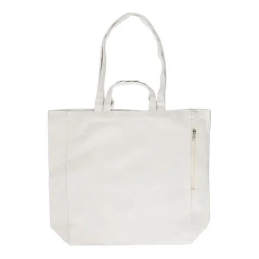 Gift Campaign Shopper in cotone riciclato 350g/m2 con doppi manici e tasca laterale> Shopper In Cotone Personalizzate