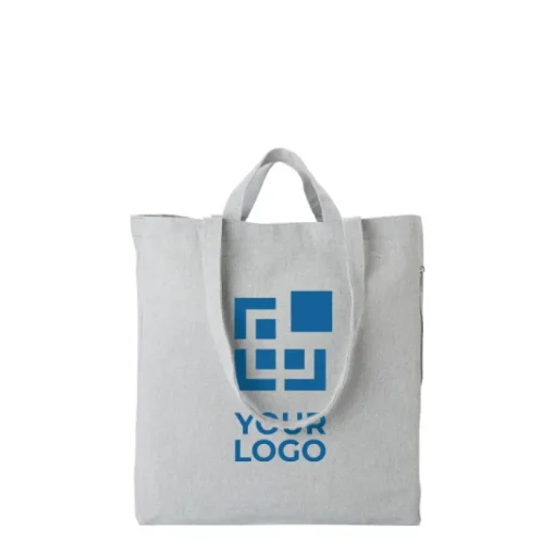 Gift Campaign Shopper in cotone riciclato 350g/m2 con doppi manici e tasca laterale> Shopper In Cotone Personalizzate