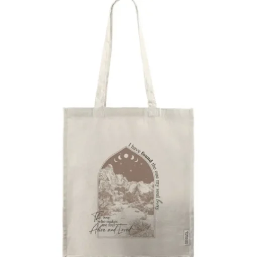 Gift Campaign Shopper in cotton canvas riciclato con manici lunghi 240 g/m2> Shopper In Cotone Personalizzate