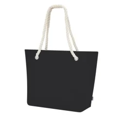 Gift Campaign Shopper in feltro riciclato con manici in corda di cotone e soffietto> Borse Di Tela Personalizzate